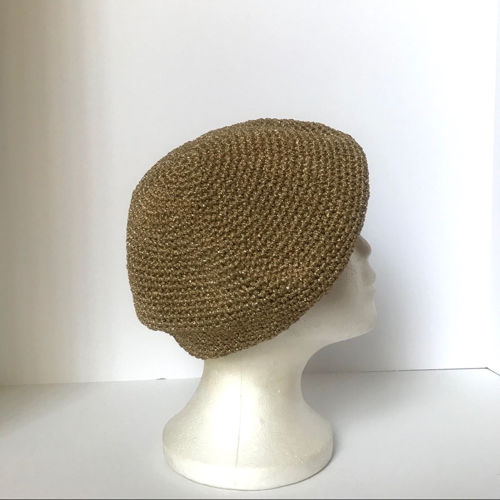 Women’s woven beret hat
